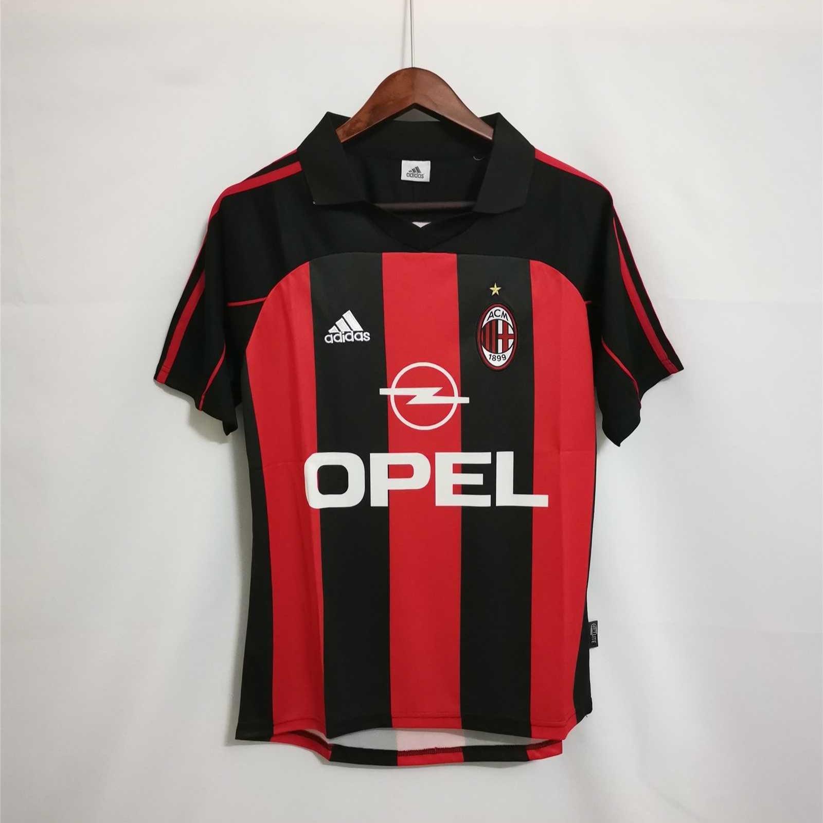 MAILLOT RÉTRO AC MILAN DOMICILE 2000/01