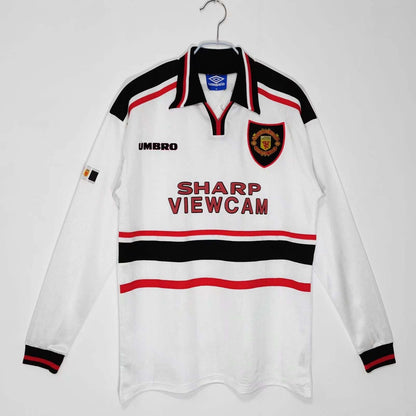 MAILLOT RÉTRO MANCHESTER UNITED EXTERIEUR 1998/99 MANCHES LONGUES