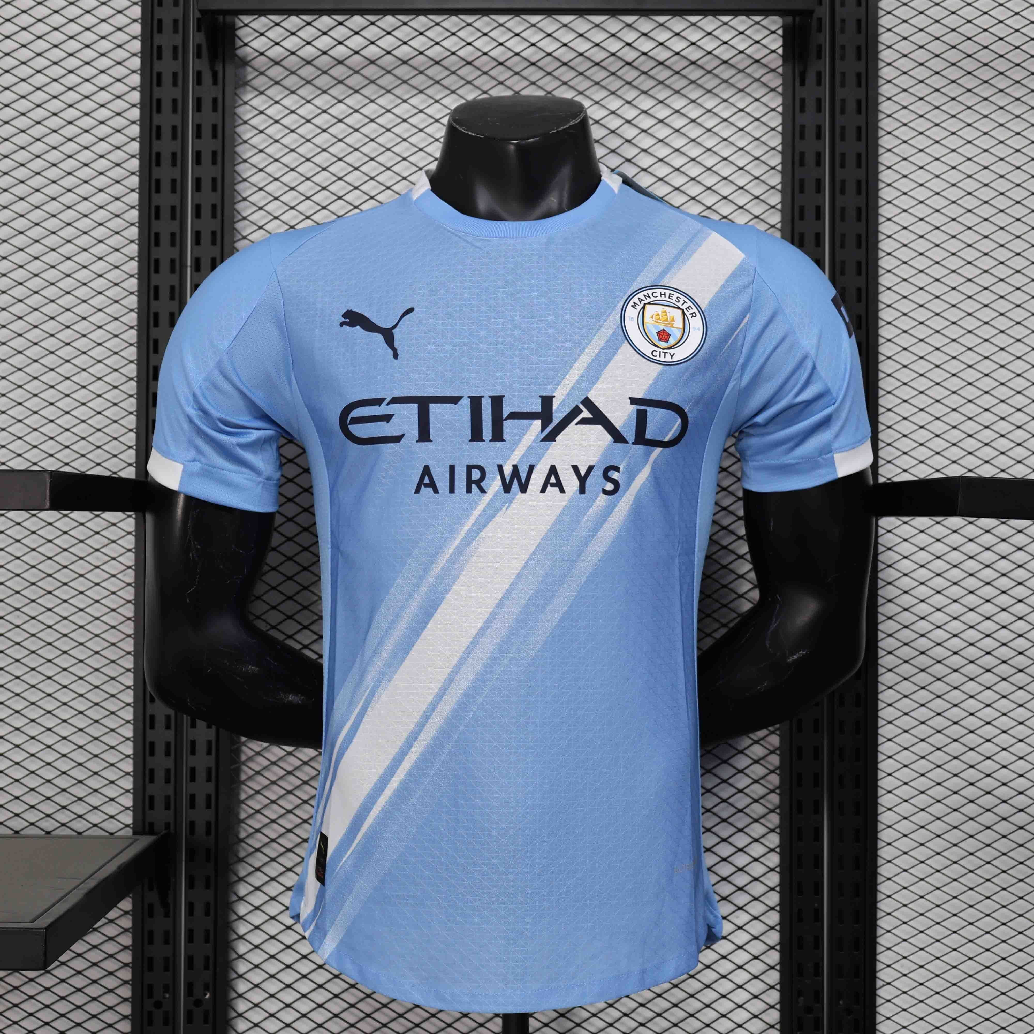 MAILLOT MANCHESTER CITY DOMICILE PLAYER 2025/2026