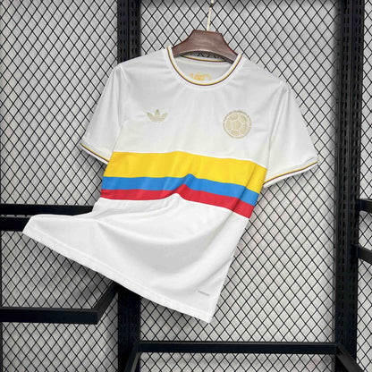 MAILLOT COLOMBIE BLANC 100ÈME ANNIVERSAIRE 2024/2025