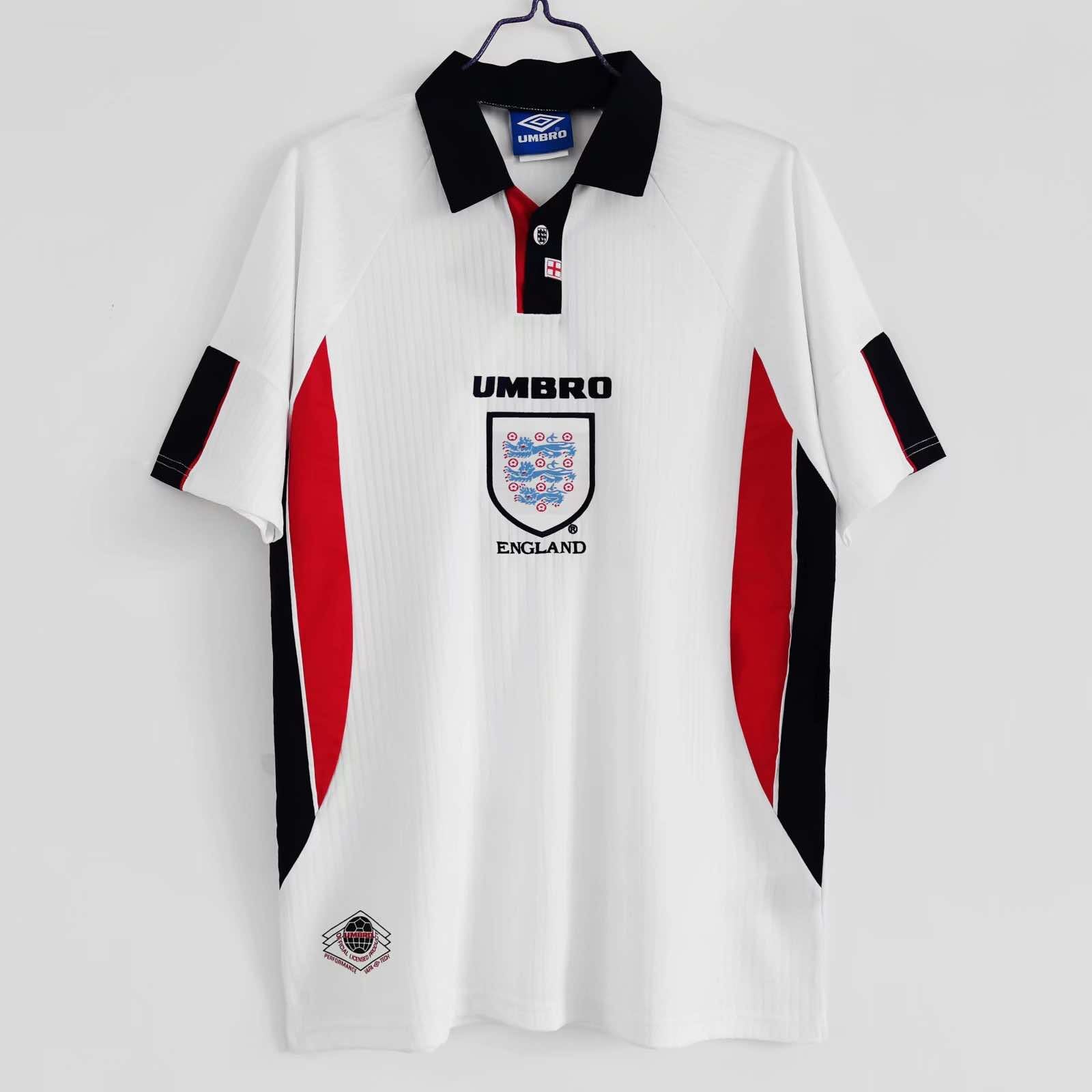 MAILLOT RÉTRO ANGLETERRE DOMICILE 1998