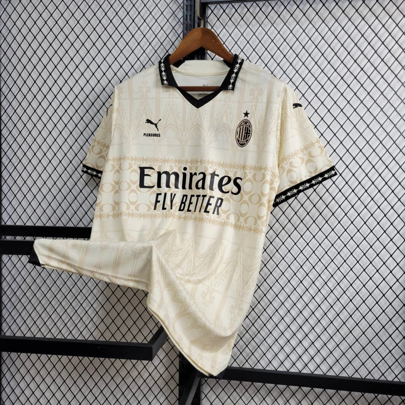 MAILLOT AC MILAN EDITION PLEASURES FOURTH BLANC FAN 2023/2024