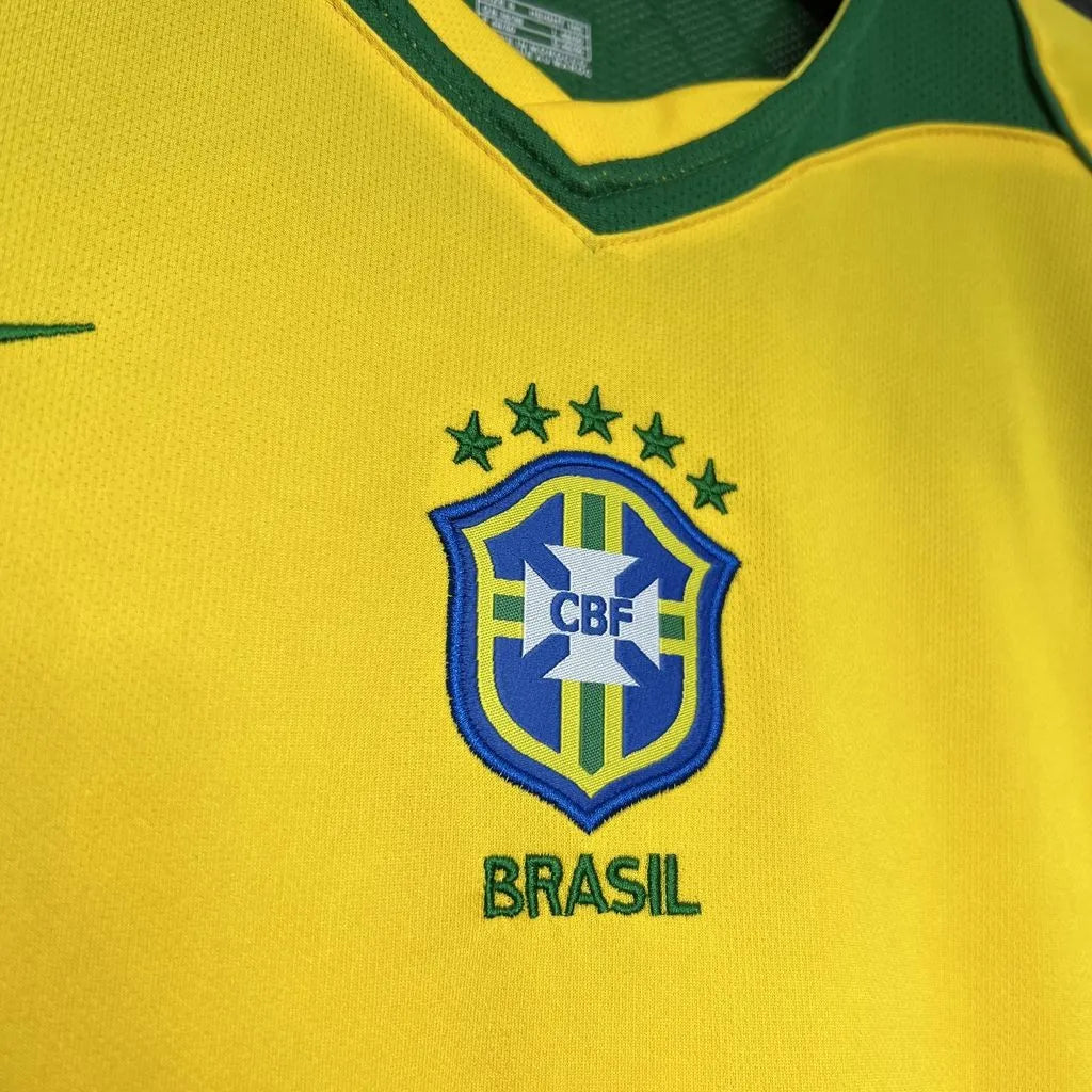 MAILLOT RÉTRO BRÉSIL DOMICILE 2004