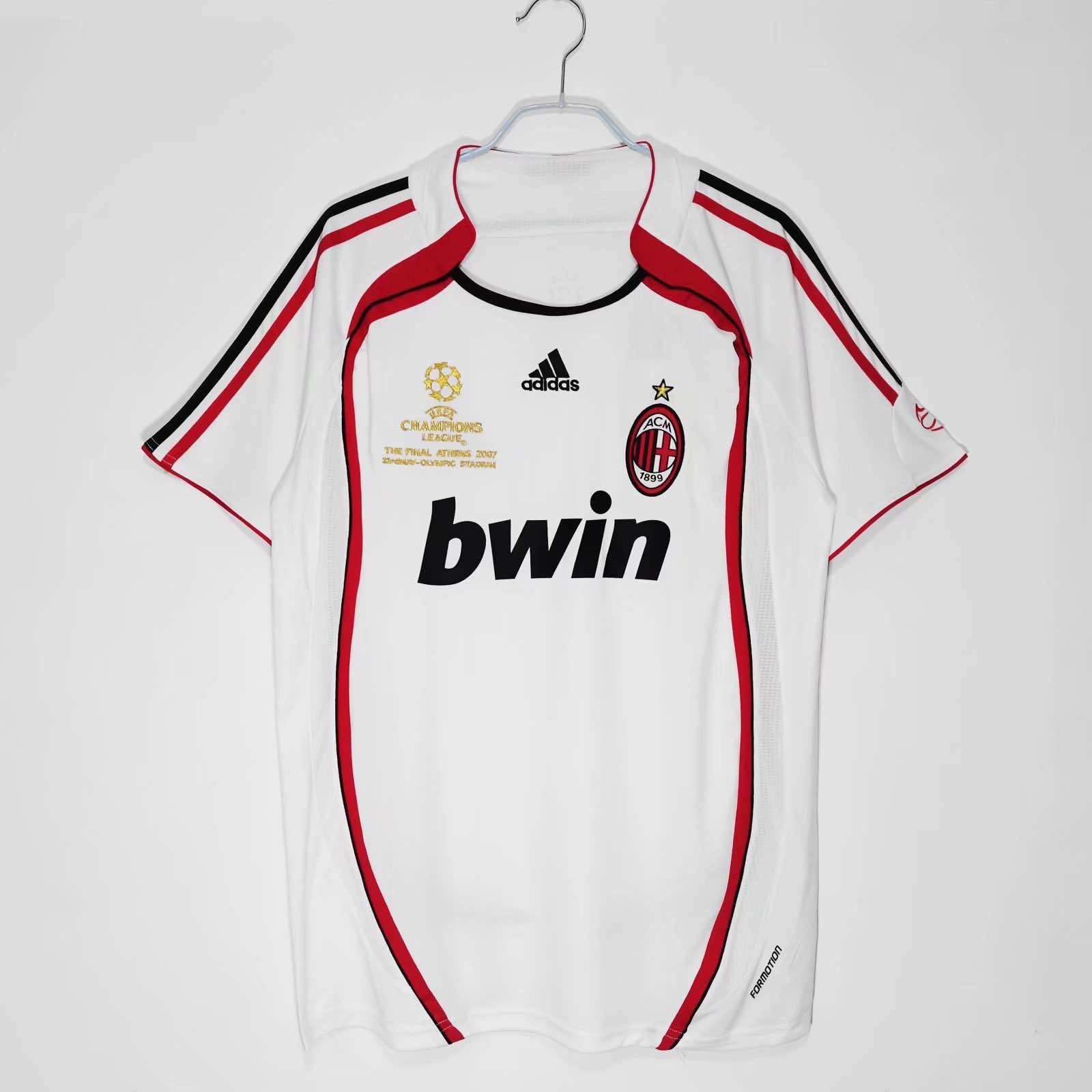 MAILLOT RÉTRO AC MILAN EXTERIEUR 2006/07