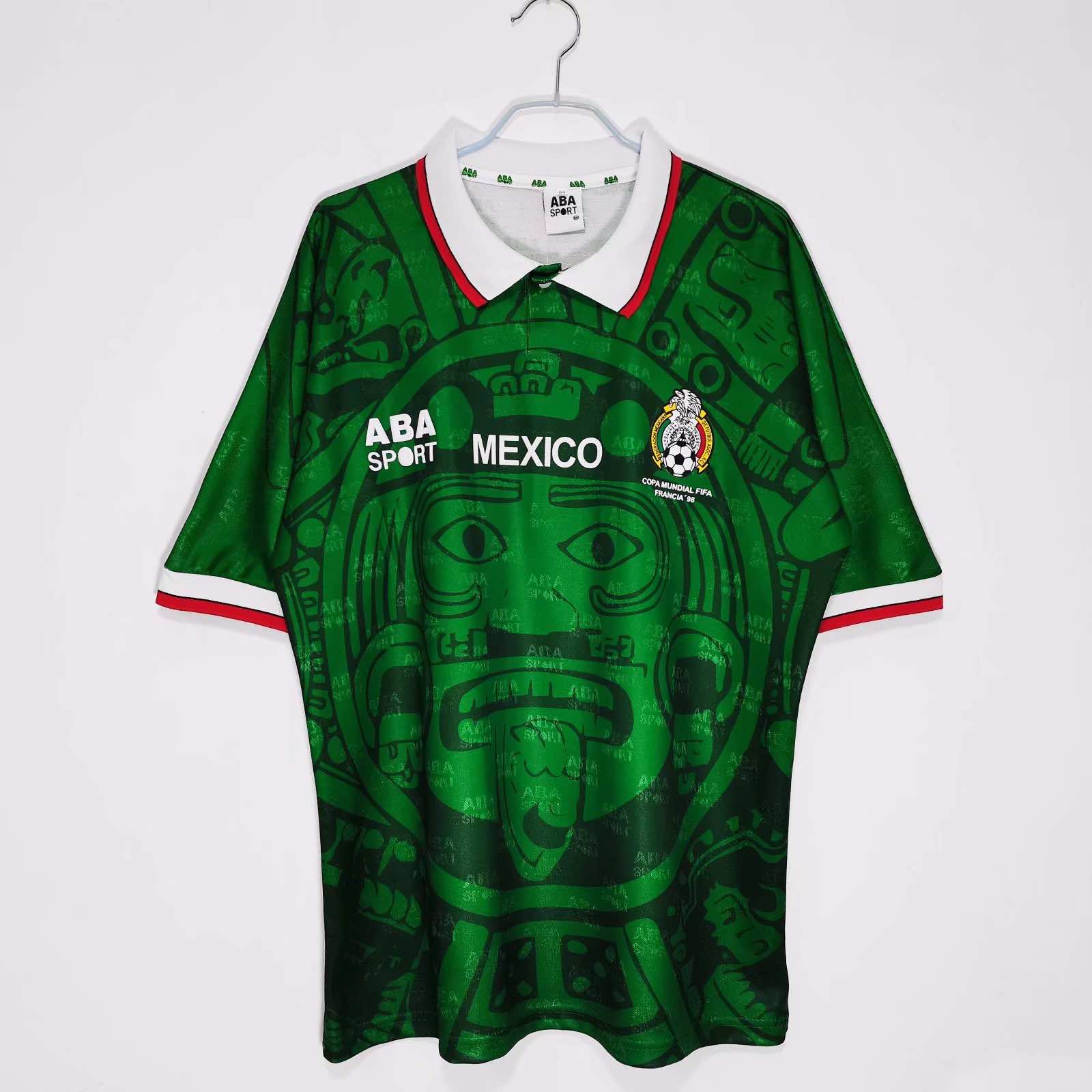 MAILLOT RÉTRO MEXIQUE DOMICILE 98
