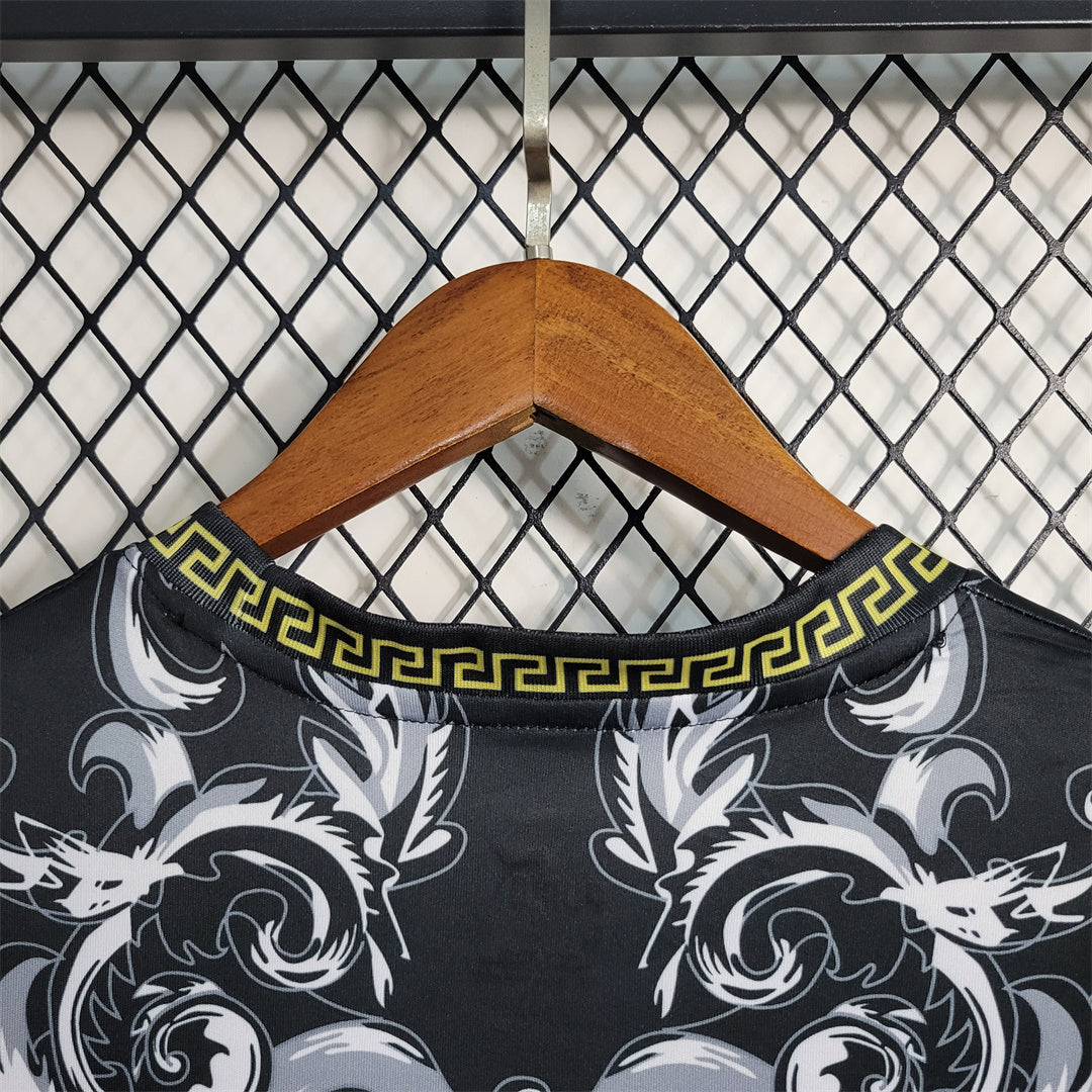 MAILLOT ITALIE CONCEPT EDITION VERSACE NOIR FAN 2023/2024