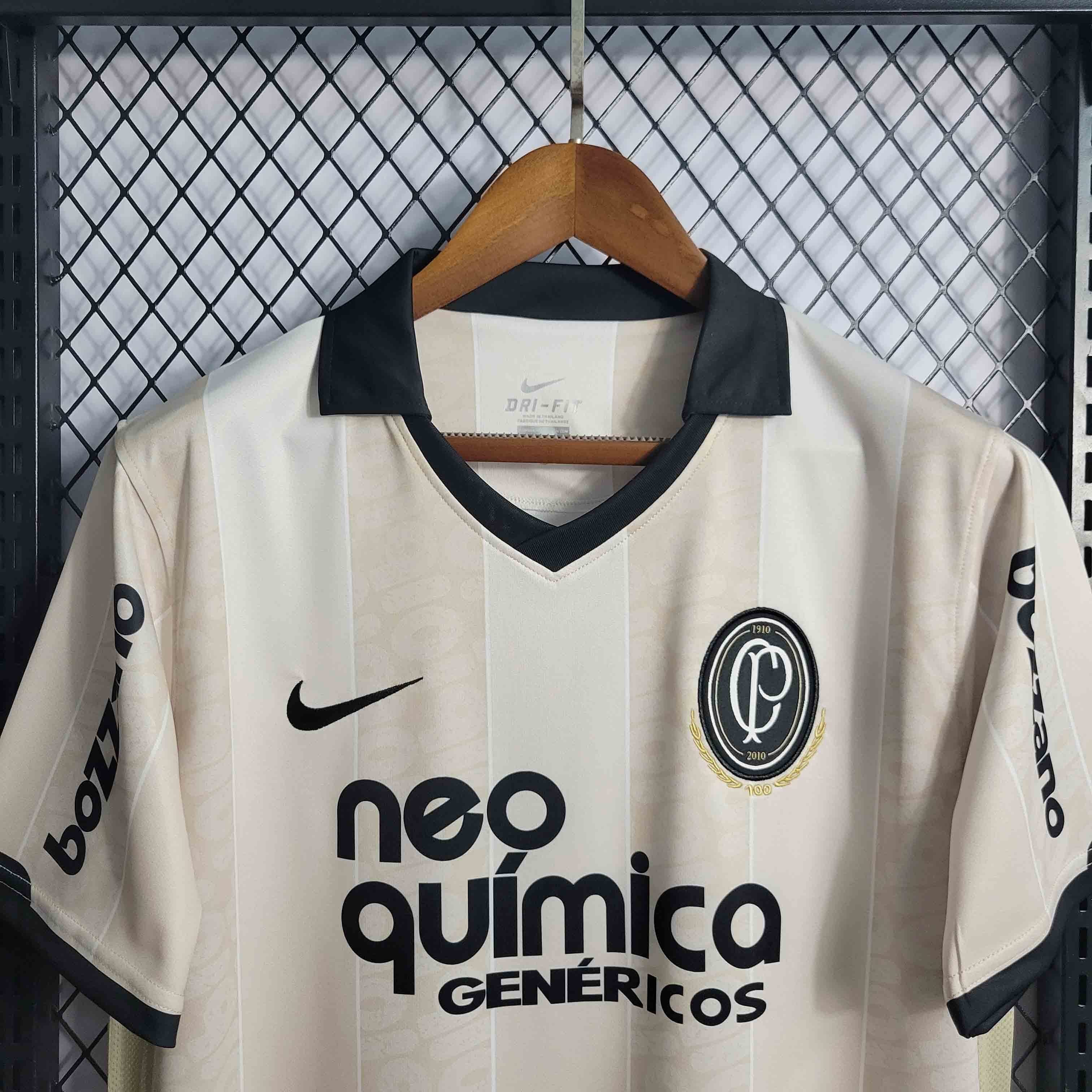 MAILLOT RÉTRO CORINTHIANS ÉDITION COMMÉMORATIVE FAN 2010