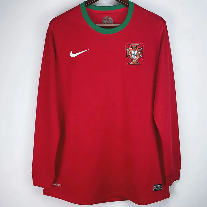 MAILLOT RÉTRO PORTUGAL DOMICILE 2012 VERSION MANCHES LONGUES