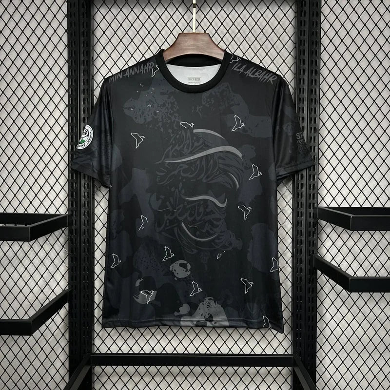 MAILLOT PALESTINE NOIR ÉDITION SPÉCIALE FAN 2024/2025