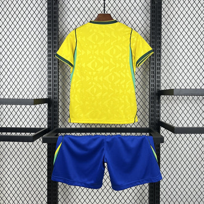 Maillot Enfant Brésil Domicile Coupe du Monde 2026