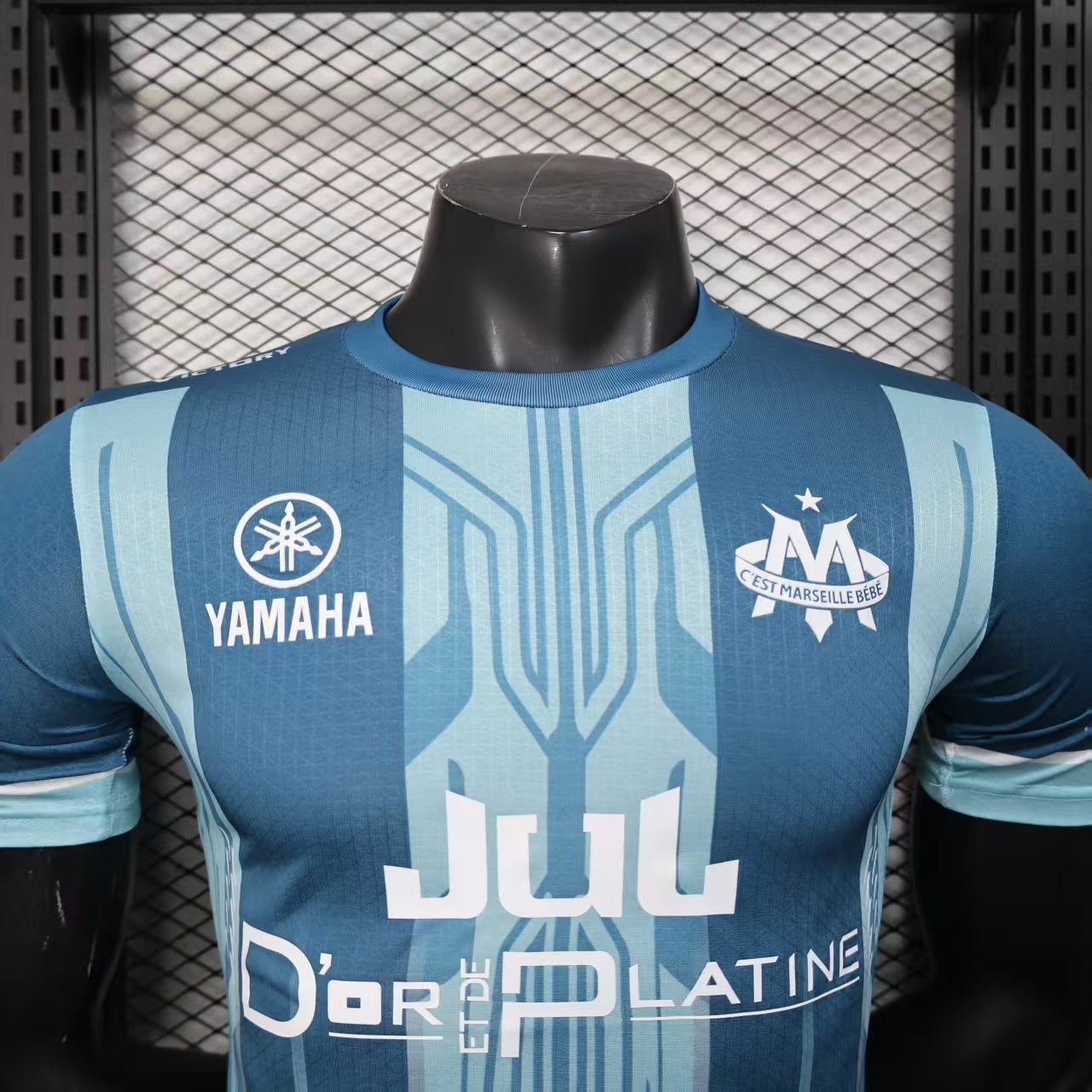 MAILLOT MARSEILLE JUL BLEU PLAYER 2025/2026