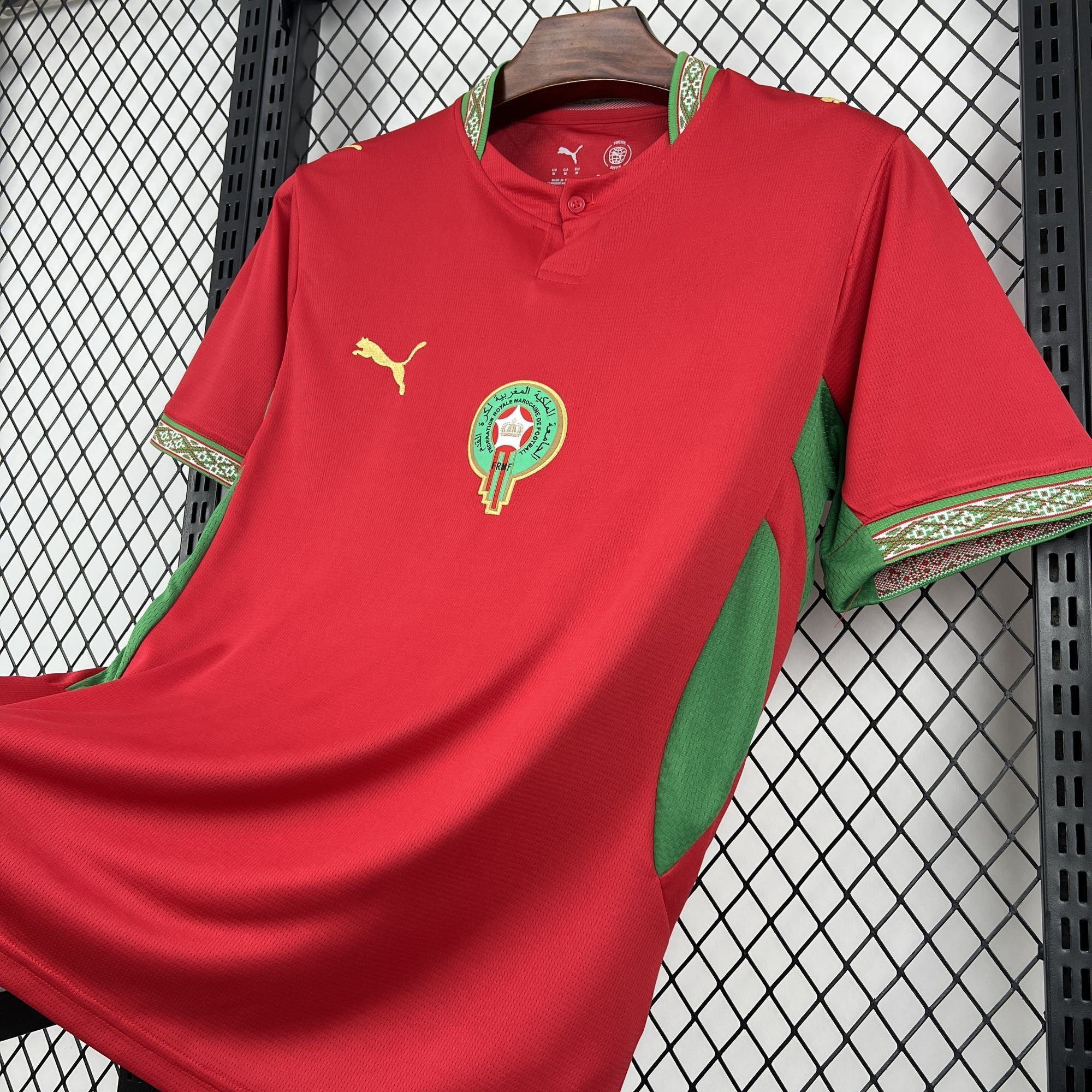 MAILLOT MAROC DOMICILE FAN COUPE DU MONDE 2026