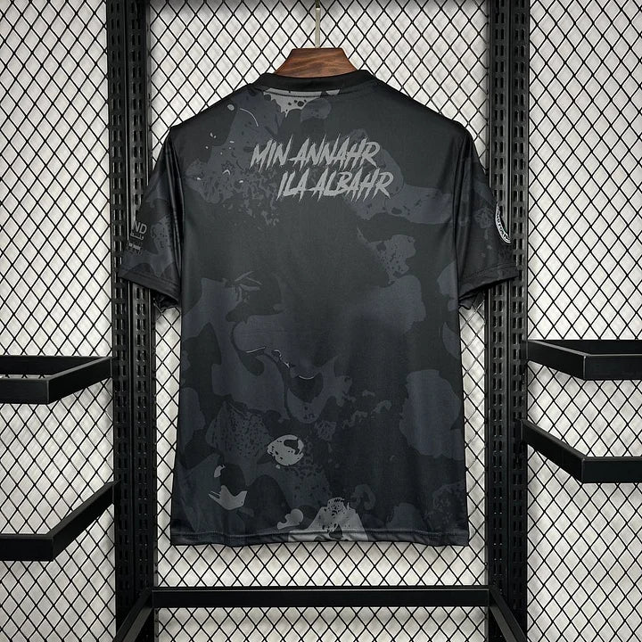 MAILLOT PALESTINE NOIR ÉDITION SPÉCIALE FAN 2024/2025