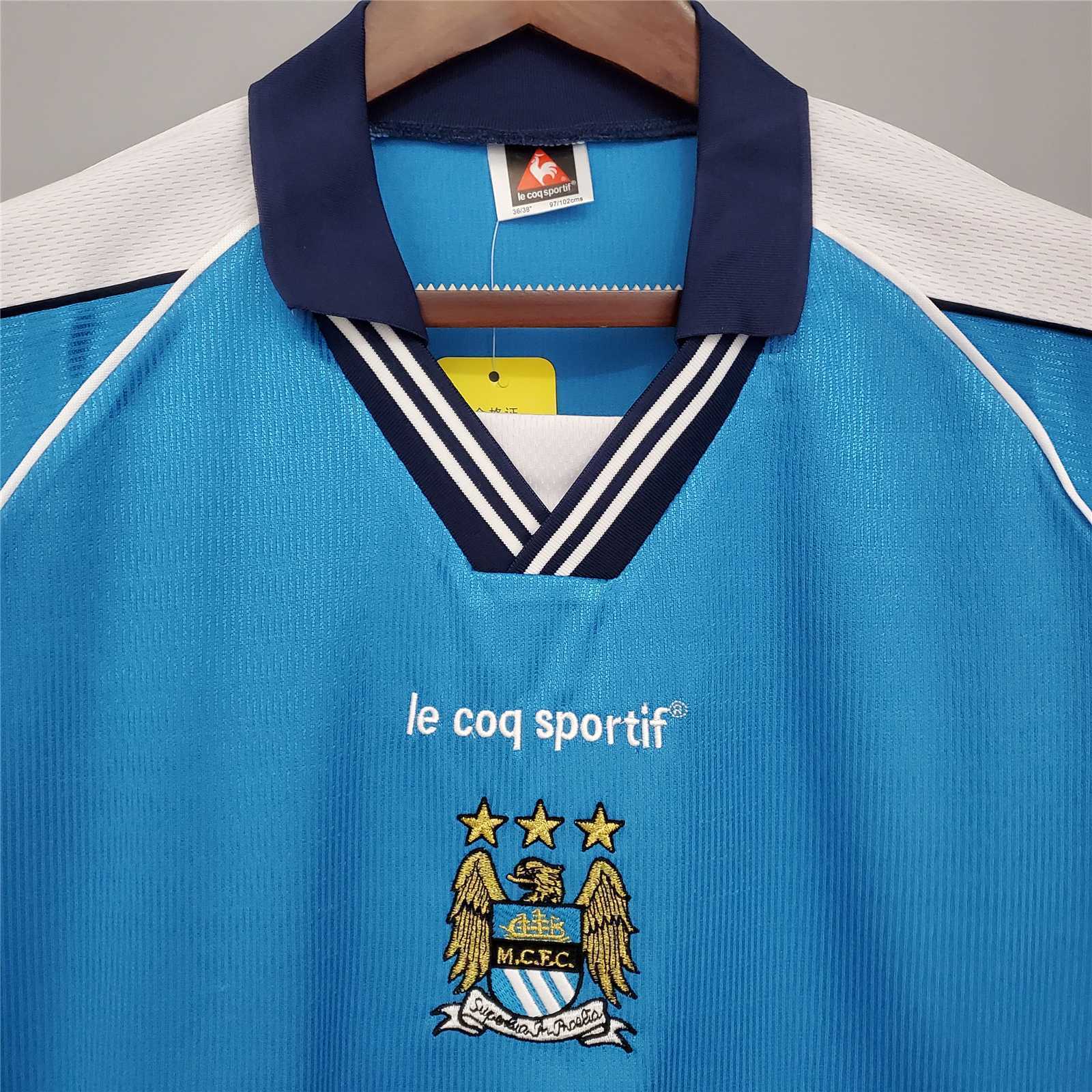 MAILLOT RÉTRO MANCHESTER CITY 1999/01