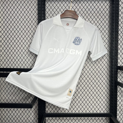 MAILLOT MARSEILLE BLANC 125ÈME ANNIVERSAIRE FAN