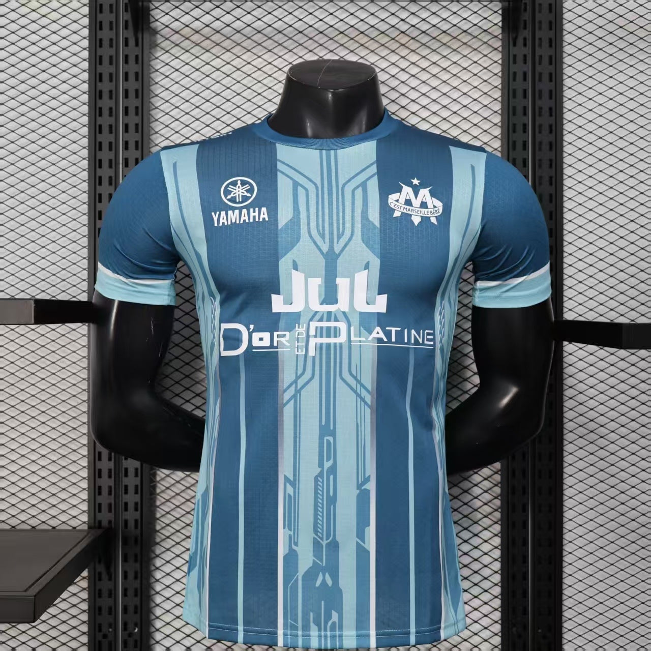 MAILLOT MARSEILLE JUL BLEU PLAYER 2025/2026