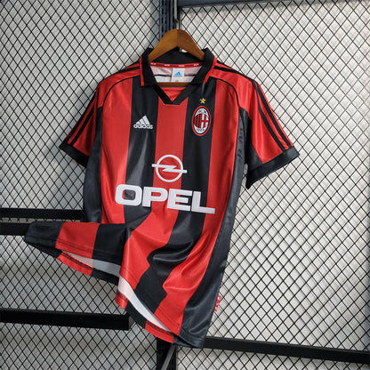 MAILLOT RÉTRO AC MILAN DOMICILE 1998/99