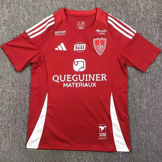 MAILLOT STADE BRESTOIS DOMICILE VERSION FAN 2024/2025