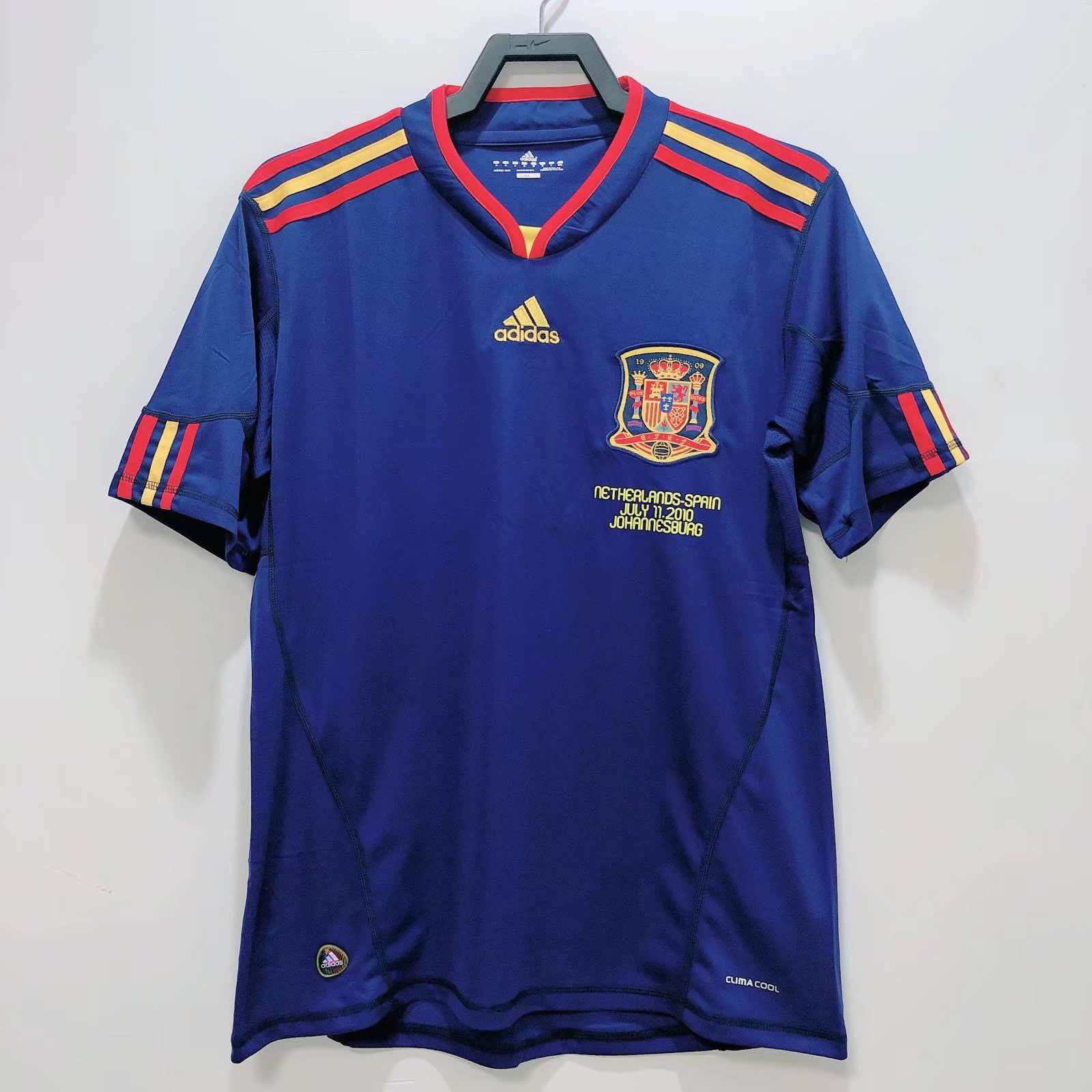 MAILLOT RÉTRO ESPAGNE EXTÉRIEUR 2010