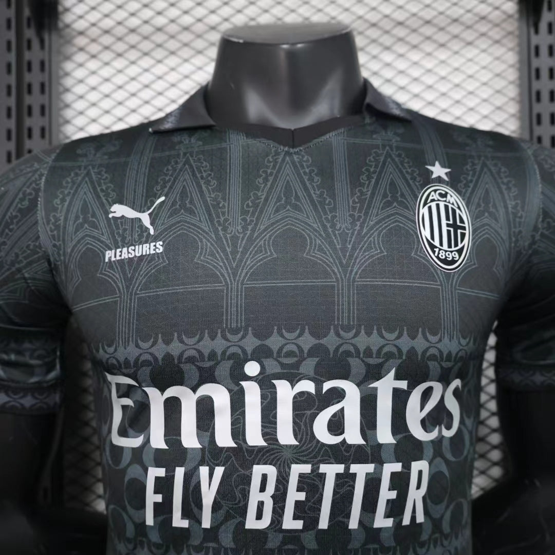 MAILLOT AC MILAN EDITION PLEASURES FOURTH NOIR PLAYER 2023/2024
