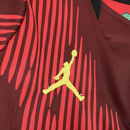 MAILLOT BRÉSIL GARDIEN ROUGE FAN COUPE DU MONDE 2026